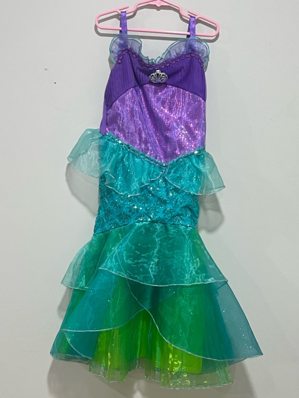 Disney Store Princess Little Mermaid Ariel Costume Dress Girls 5/6